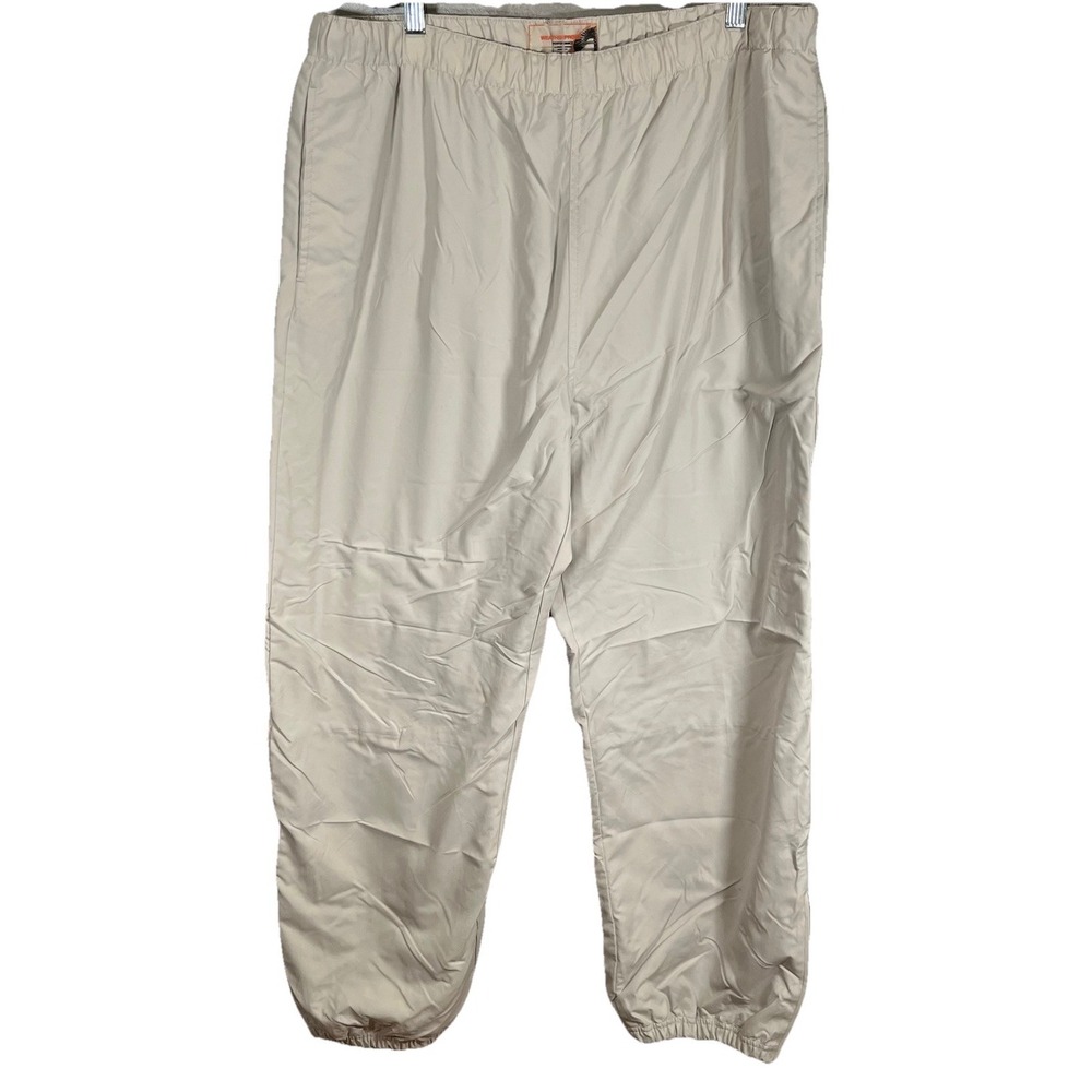 Weatherproof Joggers Men's Extra Large Khaki Beige Lined Outdoor Polyester Pants